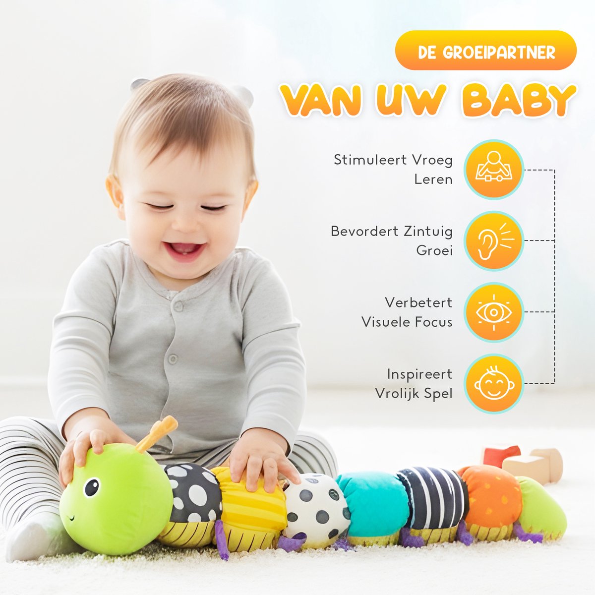 Remi de Rups - Muzikale Rammelrups - Educatief & Speels