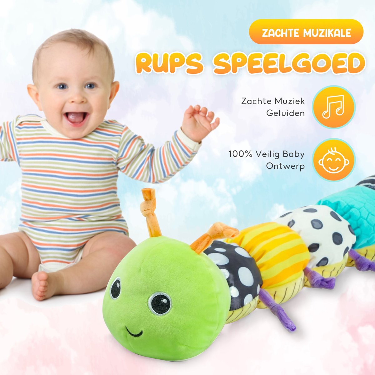 Remi de Rups - Muzikale Rammelrups - Educatief & Speels