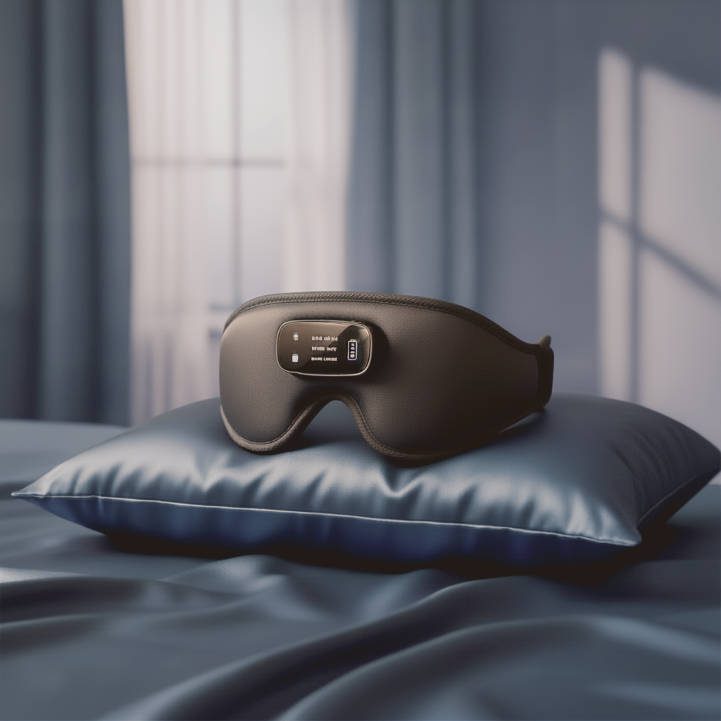 Slaapmasker PRO met Lichttherapie & Witte Ruis | Wetenschappelijk Getest #1