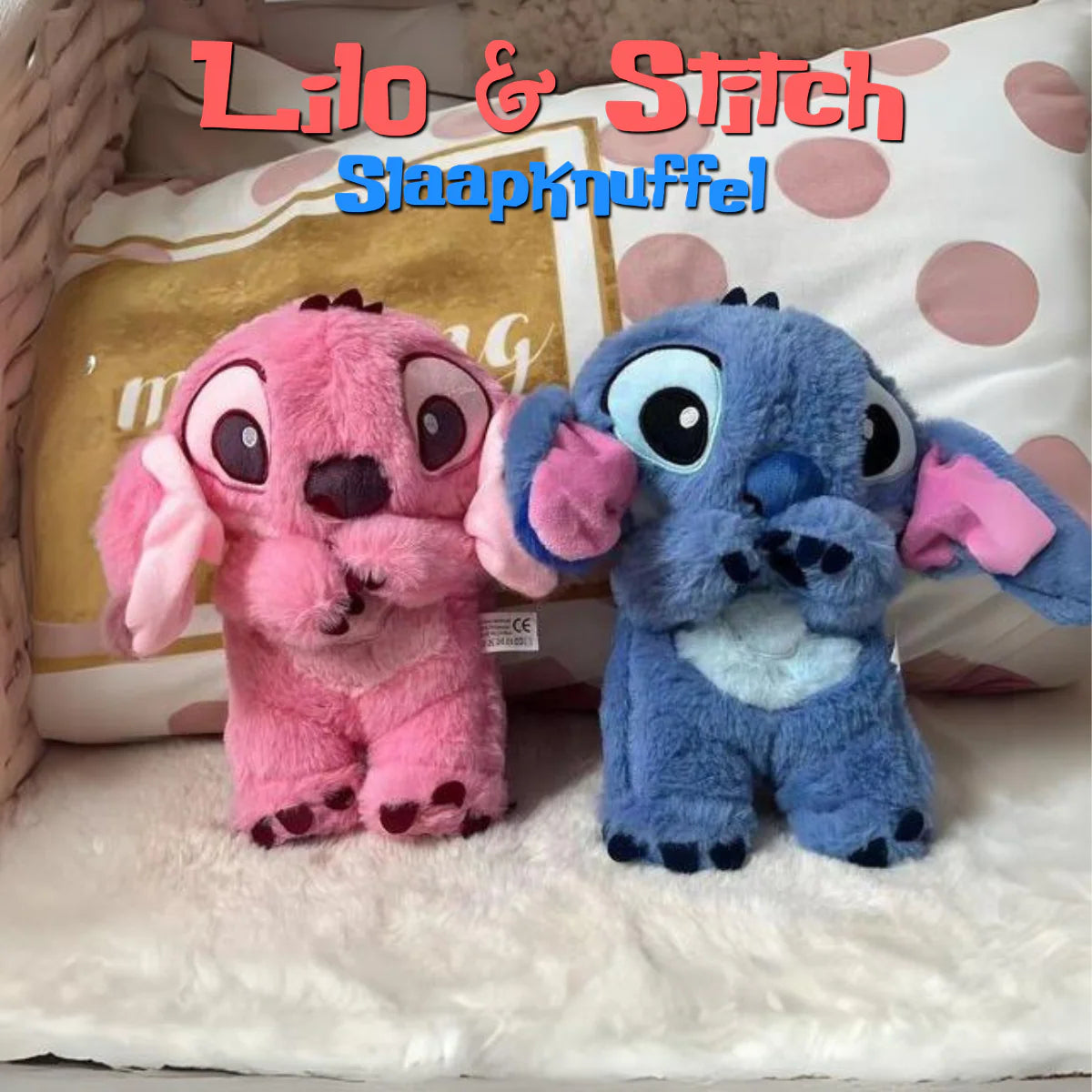 Slaapmaatje Stitch - Rustgevende Knuffel met Ademhaling