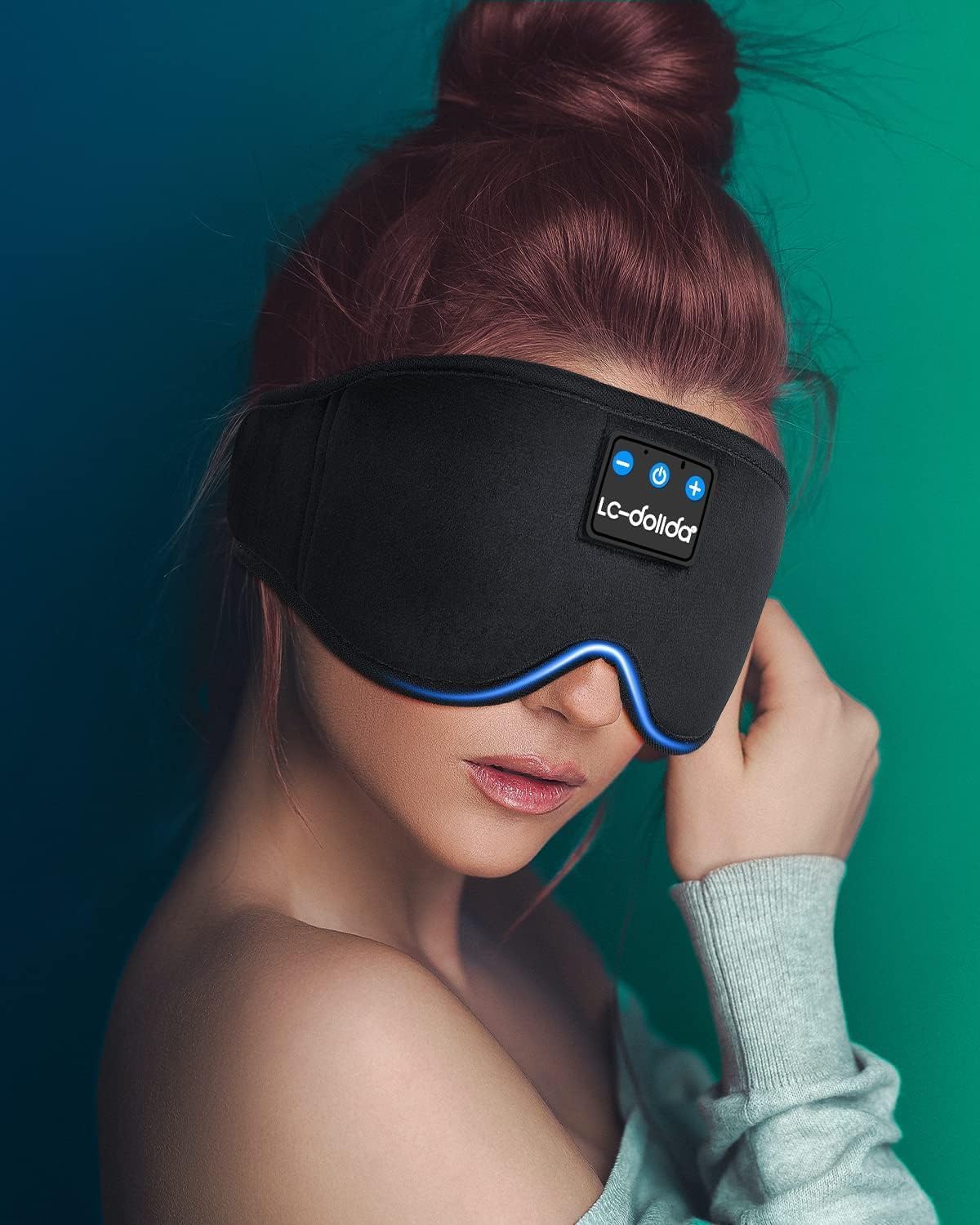SoundMask - Bluetooth oogmasker met white noise