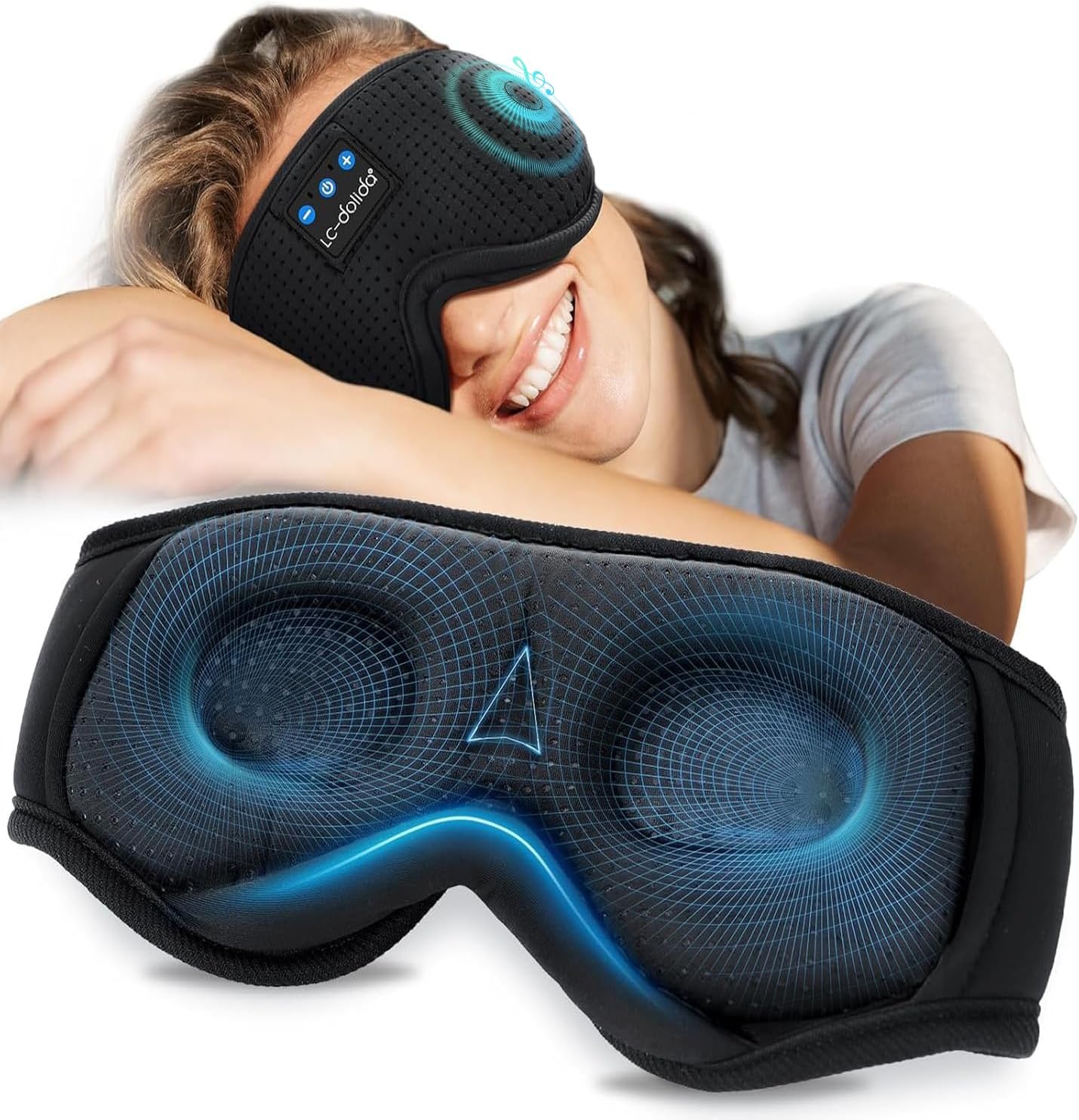 SoundMask - Bluetooth oogmasker met white noise