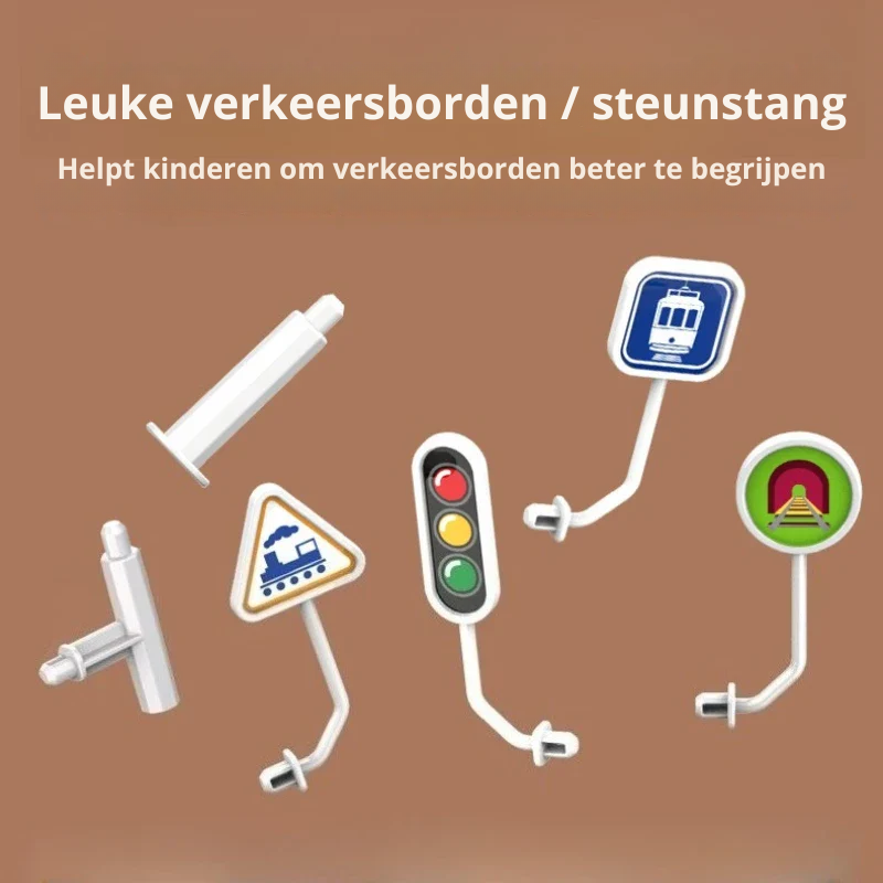 Raily 3D Treinbouwset – Speelgoed voor Jonge Ontdekkers