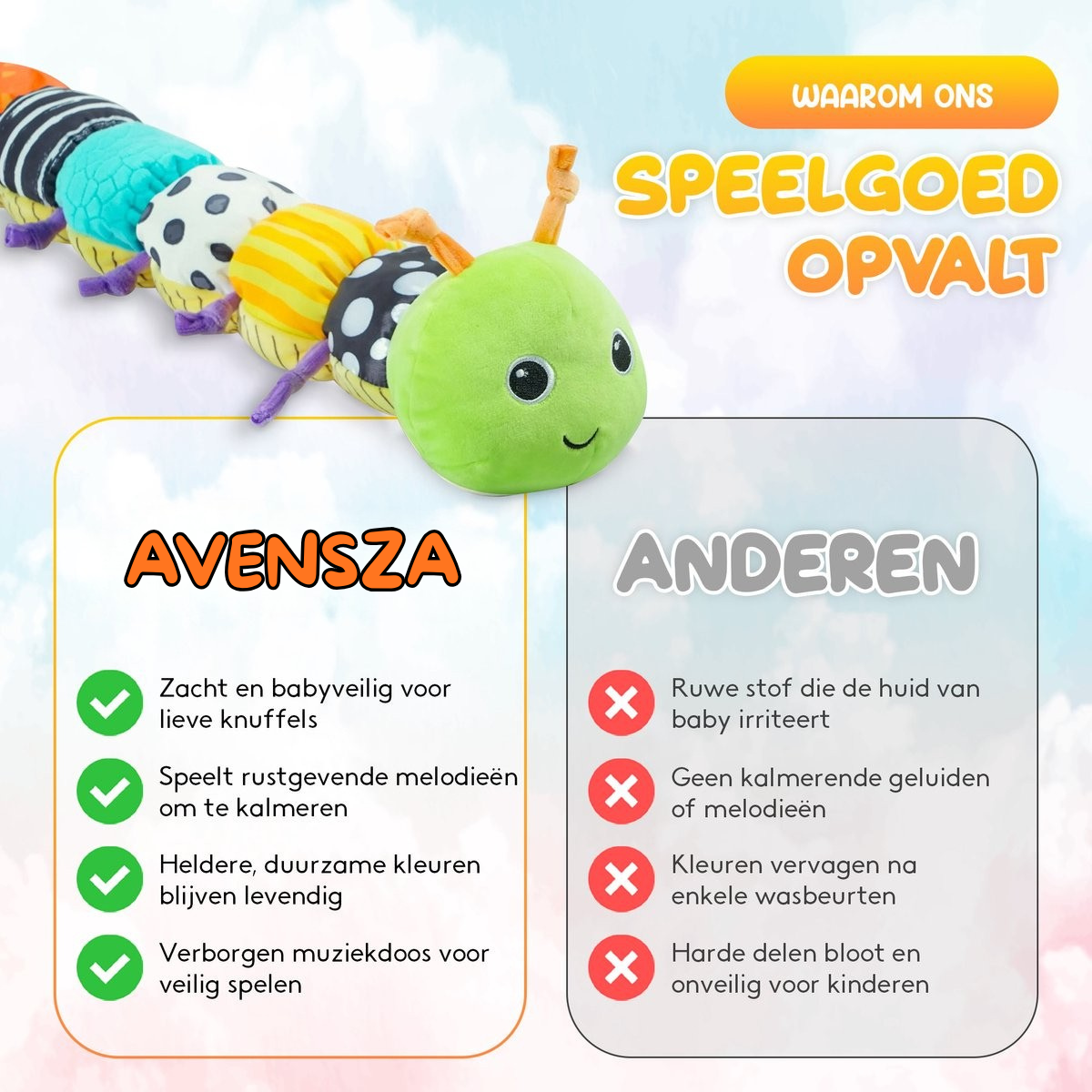 Remi de Rups - Muzikale Rammelrups - Educatief & Speels