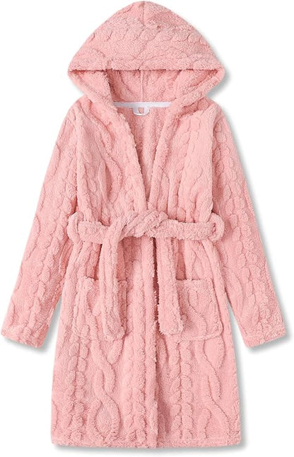 Kinderbadjas met Capuchon - Zachte Badjas voor Kinderen en Tieners