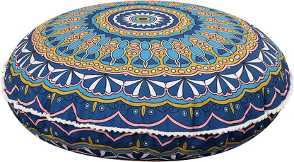 Luxe Meditatiekussen XXL 81cm - Memory Foam - Mandala Design