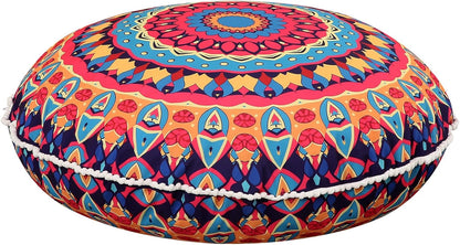 Luxe Meditatiekussen XXL 81cm - Memory Foam - Mandala Design