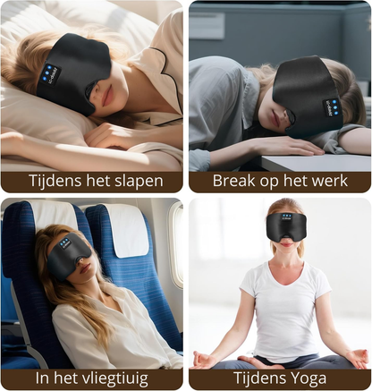 Premium Silk Relax Mask - Voor diepe, ongestoorde ontspanning