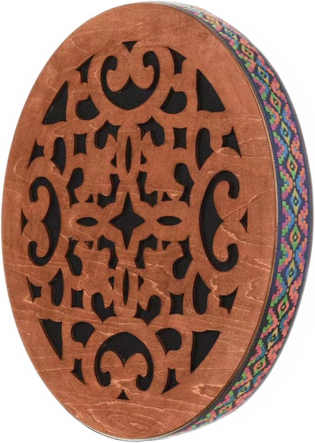 Handgemaakte Meditatie Drum - houten yoga drum voor mindfulness & ontspanning