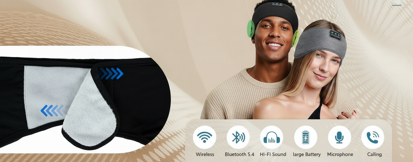 Bluetooth hoofdbanden met warmere huidskleur