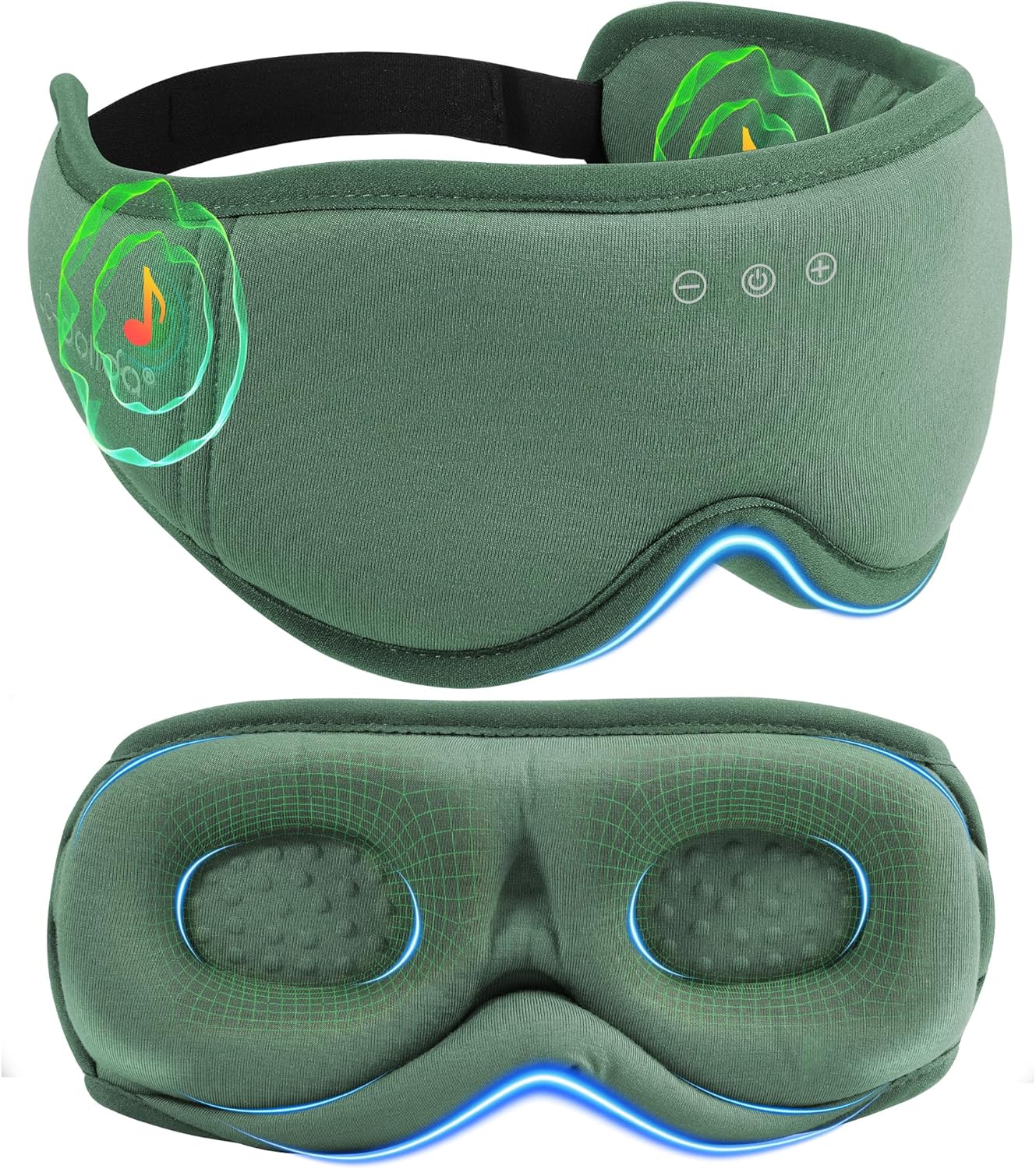 Serenity Slaapmasker -  Bamboe katoen & Bluetooth 5.0