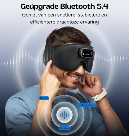 Slaapmasker PRO met Lichttherapie & Witte Ruis | Wetenschappelijk Getest #1