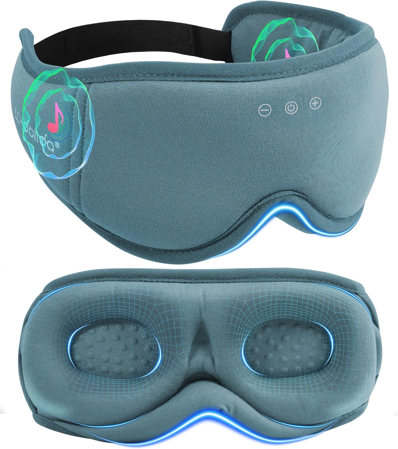 Serenity Slaapmasker -  Bamboe katoen & Bluetooth 5.0