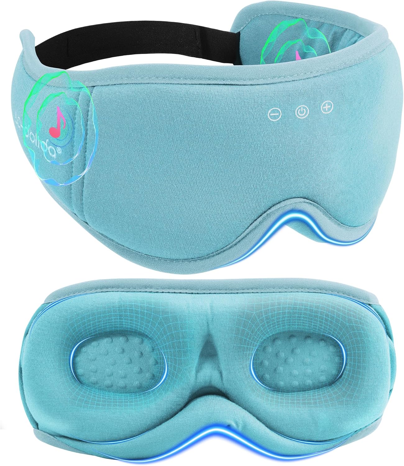 Serenity Slaapmasker -  Bamboe katoen & Bluetooth 5.0