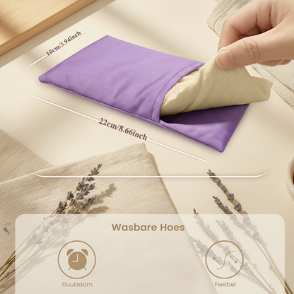 Oogmasker met natuurlijke uitstraling en tekst