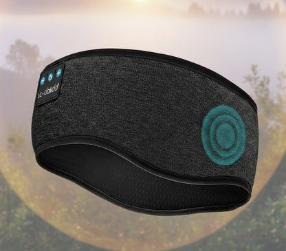 Perfect gecentreerde zwarte slaapband