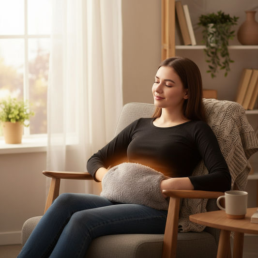 Product in gebruik met handen erin